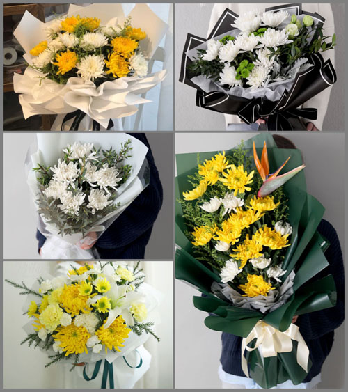 浙江省绍兴诸暨市次坞镇吴高坞村白事花束代送
